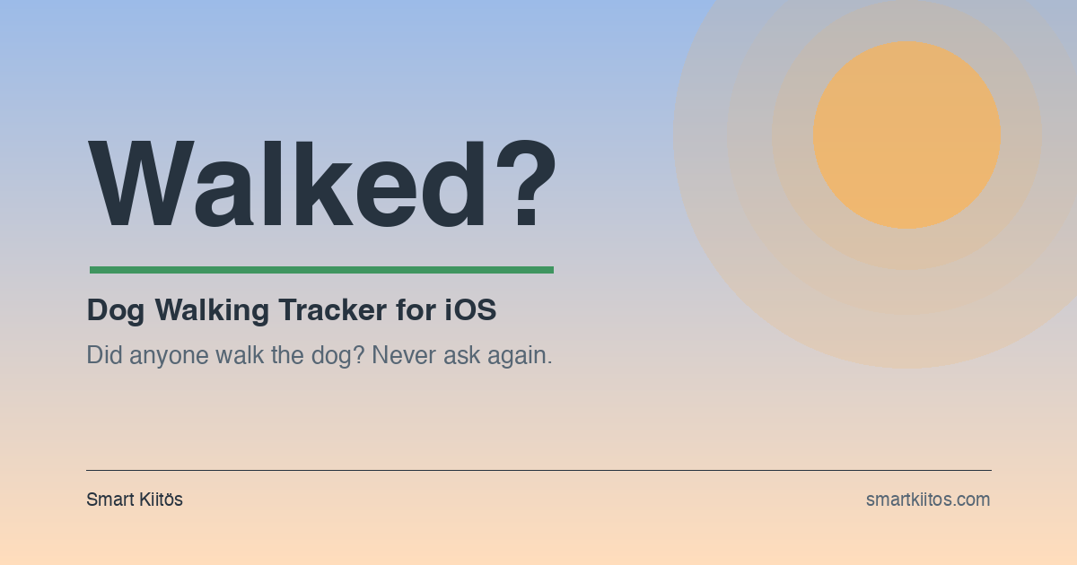 Walked?